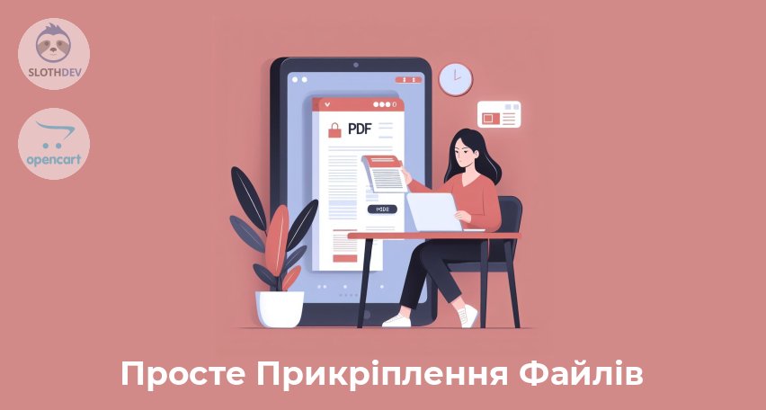 Модуль Opencart Просте Прикріплення Файлів Модуль Opencart Просте Прикріплення Файлів
