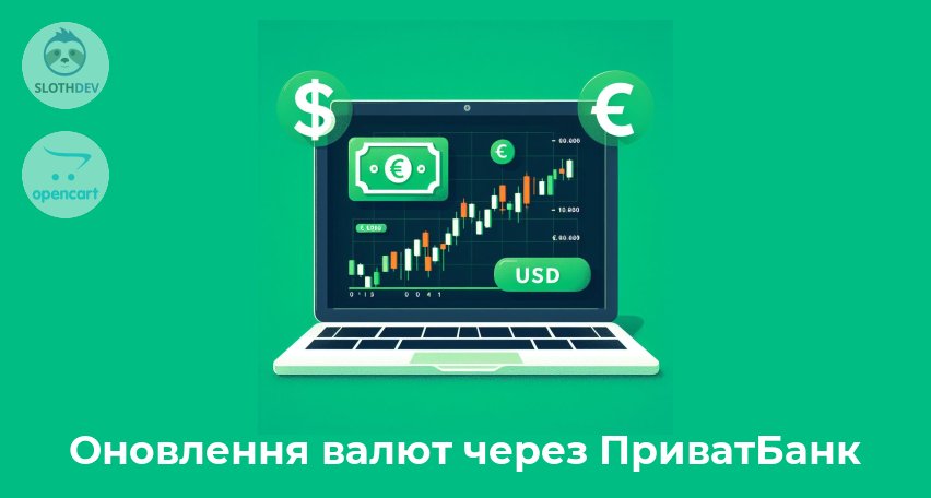 Модуль Opencart Оновлення валют через ПриватБанк 
