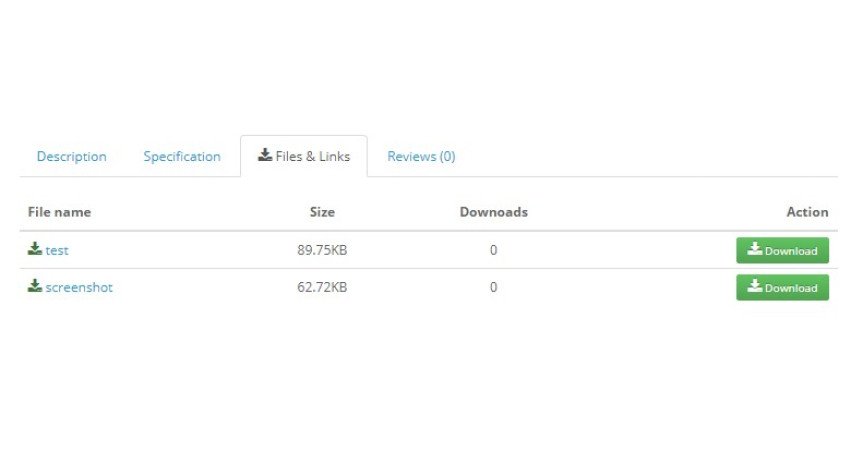 Модуль Opencart Розширені завантаження Модуль Opencart Розширені завантаження