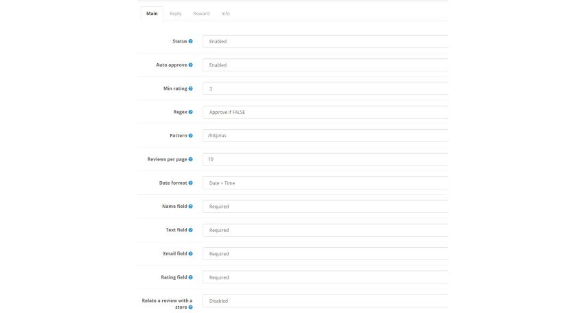 Модуль Opencart Розширені відгуки про товар Модуль Opencart Розширені відгуки про товар