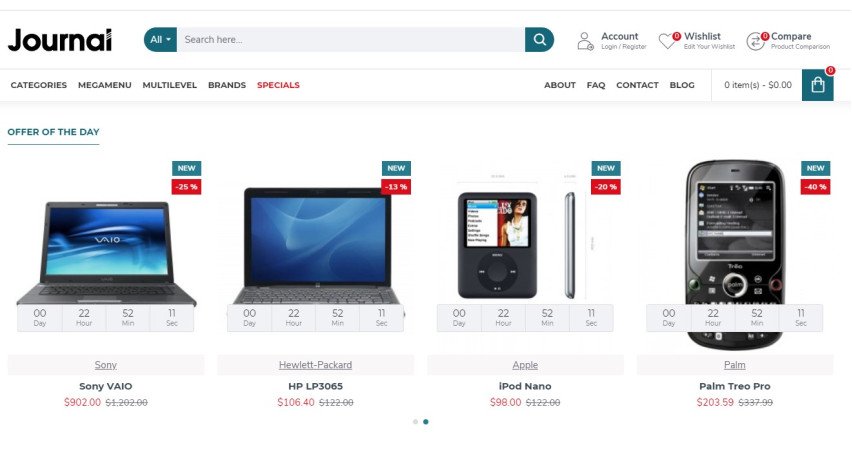 Модуль Opencart Випадкові акції Opencart 