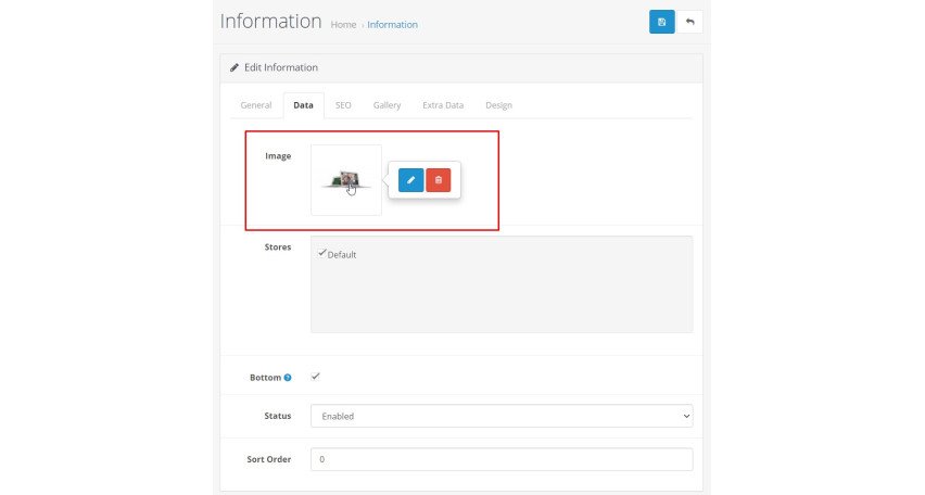 Модуль Opencart Розширені інформаційні статті 