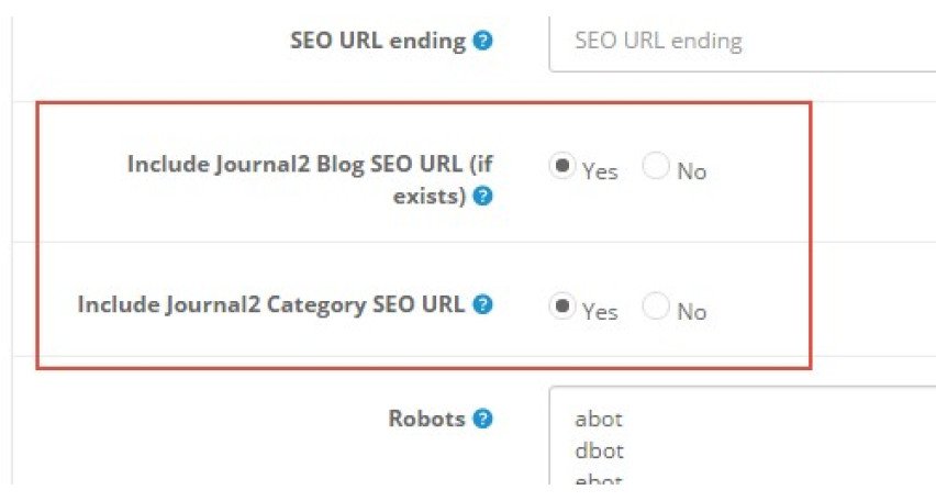 Модуль Opencart Фікс SeoPro для Journal2 Blog Модуль Opencart Фікс SeoPro для Journal2 Blog
